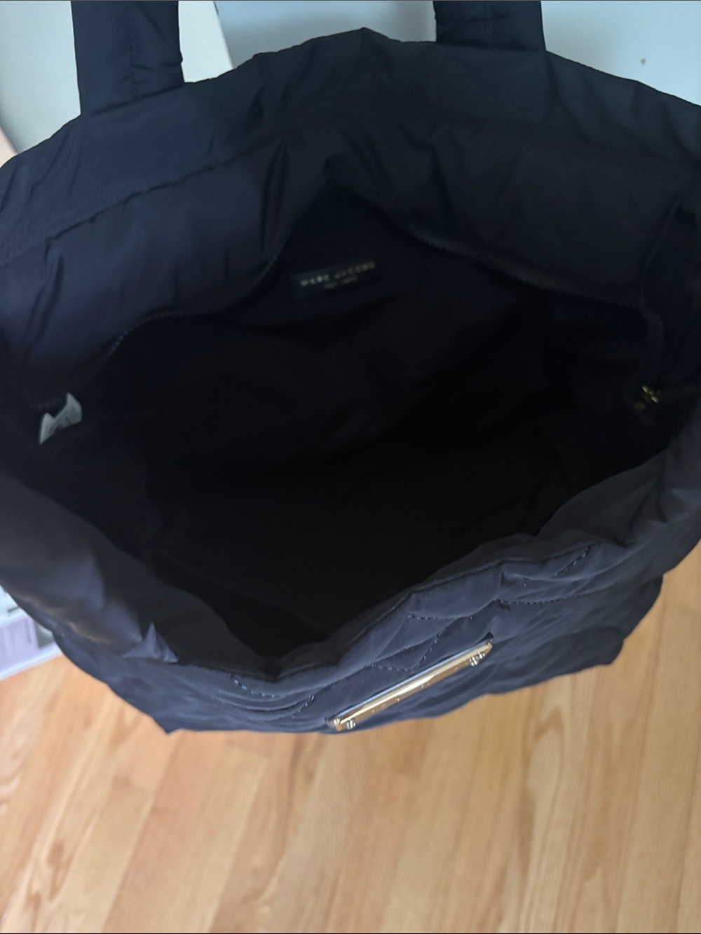 Marc Jacobs Black Quilted Tote - Picture 2 of 3